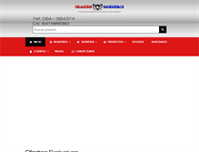 Tablet Screenshot of dragonsingenieros.com